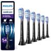 Philips Sonicare G3 Premium Gum Care, testine di ricambio originali, nero, confezione da 6, HX9056/88, Nuovo, 6 Testine