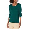 Amazon Essentials Maglione A Girocollo A Coste Leggero A Manica Lunga (Disponibile in Taglie Forti) Donna