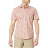 Amazon Essentials Camicia da Uomo a Maniche Corte con Stampa abbottonata Slim Fit, Frutta Rosa, XL