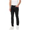Amazon Essentials Pantaloni Chino Elasticizzati Comodi a 5 tasche, Vestibilità Skinny Uomo, Nero, 36W / 31L