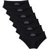 Amazon Essentials Intimo Premaman Elasticizzato da Indossare Sopra e Sotto il Pancione Donna, Confezione da 6
