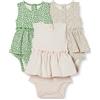 Amazon Essentials Bimba 0-24 Abiti con Body Senza Maniche