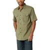 Wrangler Authentics - Camicia Classica da Uomo a Maniche Corte