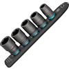HAZET Smart-Rail 900S-SR/5 lato inferiore magnetico con 5 scanalature, attacco: quadrato 12,5 mm (1/2 pollice), uscita: esagono esterno guida in plastica per chiavi a bussola