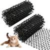 VETOLAKA 2 pezzi 30 × 200 cm rete di protezione per gatti: tappetino in plastica repellente per gatti, rete da giardino repellente per gatti, rete da esterno per gatti, giardino e animali domestici