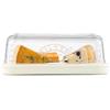 Kilner Cheese Store - Contenitore ermetico per formaggi, guarnizione in silicone rimovibile per conservazione traspirante, base in ceramica per servire coperchio in vetro lavabile in lavastoviglie,