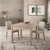 Linea Azzurra Tavolo da Pranzo Modello Firenze in Legno 90x90cm Made in Italy Olmo Allungabile Moderno per Cucina, Soggiorno, Salotto Moderno