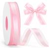 G2PLUS Nastro in Organza Rosa: 25mm x 50yarde