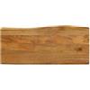 vidaXL Piano per Tavolo 80x40x3,8cm Bordi Vivi in Legno Massello Mango