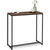 IDMarket - Consolle DAYTON con piano effetto invecchiato, design industriale