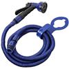 TATAY Tubo Irrigazione Estensibile Superflex 7,5 m, leggero, pistola per irrigazione a 8 posizioni, connettore universale, raccordo per rubinetto da 3/4"-1/2" femmina e gancio per rubinetto. Blu