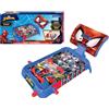 Lexibook - Marvel Spider-Man Flipper elettronico da Tavolo, Gioco d'azione e riflesso per Bambini e Famiglie, Schermo LCD, Effetti di Luce e Suono, Blu/Rosso, JG610SPLXB