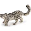 PAPO - Statuina Leopardo delle Nevi Realistica Giocattolo per Bambini - 3 Anni + - Collezione Vita Selvaggia - Gioco Educativo Animali di Montagna - Idea Regalo Giocattolo Bambina Bambino - 11 Cm