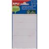 Apli - Mini etichette, 20 x 75 mm, confezione da 30, colore: Bianco