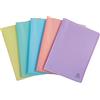 Exacompta - Cod. 88370E - 1 Portalistino 30 buste Chromaline Pastel - Copertina polipropilene traslucido - F.to esterno 24x32cm - Colori random: blu pastello, corallo, giallo, malva, verde pastello