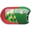 FABER-CASTELL - Affilapenne a doppia punta Pesce con gomma inclusa