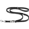 Ferplast Daytona GA Guinzaglio per Cani da Addestramento Extraresistente - 3 Lunghezze Regolabile - Morbida Impugnatura Imbottita - Antiabrasione - Design Italiano - 200 x 1,5 cm, Nero