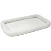 MidWest Homes for Pets QuietTime - Cuscino per cani in pile bianco, ultra morbido e lavabile in lavatrice, adatto per gabbie e trasportini da 122 cm, per cani di taglia XL