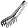 Fackelmann Pinza da cucina, per spaghetti, insalata, cubetti di ghiaccio, materiale in acciaio inossidabile, lavabile in lavastoviglie, dimensioni 19 cm