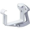 INEFA Staffa frontale regolabile grondaia 68mm Bianco | Supporto grondaia in plastica, accessorio grondaia, montaggio facile, Made in Germany