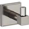 Amerock BH36070G10 | Gancio singolo per accappatoio in nichel spazzolato | 1-7/8 pollici (48 mm) Lunghezza portasciugamani | Nomina | Gancio per asciugamani per bagno | Hardware da bagno | Accessori