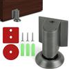 NUTKIT Fermaporta Magnetico, Lega di Zinco, Fermaporte Nessun Pugno, Fermaporte Magnetico Regolabile in Altezza, con Adesivo Autoadesivo e Viti, per Ufficio, Hotel, Balcone, Camerette - Canna Fucile
