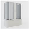 Idralite Box a 3 lati sopravasca in PVC a soffietto 70x150x70 cm H 150 mod. Tagete con apertura centrale