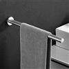 Athyior Porta Asciugamani Bagno da Parete Acciaio Inox - 40cm Bagno Porta Salviette argento spazzolato per Bagno Lavello Gabinetto Cucina (braccio singolo)