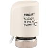 Wengart Attuatore termico elettrico WG37, normalmente chiuso 2 fili AC230V M30x1.5 per collettori di riscaldamento a pavimento