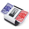 OBLITZON Mescolatore Carte Automatico Elettrico per 1-2 Mazzi - Modalità AUTO/Manuale - Batteria 2000mAh Ricaricabile USB-C Silenzioso - Compatibile con Poker, Blackjack, UNO, Texas Hold'em, Skip-Bo, Phase 10