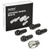 RIDEX 100092L0006 4x Bulloni antifurto Anteriore Posteriore Compatibilità con BMW 1 Hatchback F20