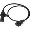 VekAuto 1 Pc Sensore di Posizione Albero a Gomiti per FIAT Punto Hatchback 1.2 60 1994-2010 Resistente Metallo Plastica Nero Sensore CKP Motore