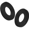Luxshiny Anello di Ammortizzatore per Auto 2 Pezzi in Gomma Nera Assorbimento Urti e Vibrazioni, Tampone Top Mount per Sospensioni Auto