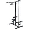 vidaXL Lat pull-down nero 110 x 70 x 187 cm