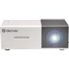 Denver PR-1000 - Mini proiettore Full HD 1080p a LED, portatile, con HDMI, USB e MicroSD, per home cinema fino a 60 pollici