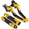 Generic Freni a Tamburo per Moto Yamaha per FAZER600 per FZ6S per FZ6N 1998-2003 Accessori per Moto Leva Freno e Frizione Manopola Manubrio Leve Serbatoio robuste