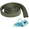 Generisch Custodia protettiva per tubi termici per bevande, copre il tubo, copertura per una conservazione efficiente della temperatura, custodia termica portatile per zaino idratante, 92 cm, verticale
