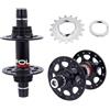 GLYPCGTS Compatibile con mozzo fisso in alluminio POLSO 20‑32H con ingranaggio 17T | For assemblare le ruote delle bici da pista durante il ciclismo urbano a scatto fisso