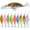 Generic 10 Esche Minnow Affondanti, 7 cm 6 g Esche Rigide for Persico e Trota