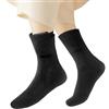 Generic Calzamaglia riscaldata - Scaldapiedi in cotone elettrico misura 40-46 | Scaldapiedi 5 V con batteria ricaricabile, sci, campeggio, passeggiate, abbigliamento riscaldato | uomini, donne anziane