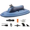 VEXYTRRON Canotto Elettrico Portatile, Acquascooter Gonfiabile Lago