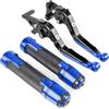 Generic Freni a Tamburo per Moto Honda CBR600RR 2007-2018 Leve Freno e Frizione per Moto Manopole Manubrio Leve Serbatoio robuste