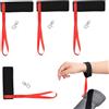 Generic Cinturino di Sicurezza per Guanti Sportivi Set 4 Manette Sci Elastiche Con