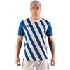 Etoile Shirt Zip Relax, Azzurro/Bianco, XXL