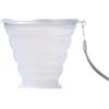 ZythrXLate Bicchiere Acciaio Inox Pieghevole Coppa in Silicone Pieghevole