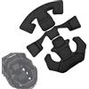 WISEONUS Kit di imbottitura per casco tattico universale, per sport all'aria aperta, imbottitura interna in memory foam, tappetino protettivo per casco MICH ACH Fast (nero)