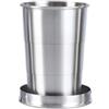 ZythrXLate Bicchiere Acciaio Inox Pieghevole Tazza pieghevole in acciaio inossidabile