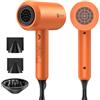 slopehill Asciugacapelli Professionale Ionico Potente 1800W Asciugatura Rapida Silenzioso con 2 Ugelli Concentratori 1 Diffusore per Casa Salone Viaggio (Arancione)