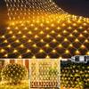 yowin Rete Luminosa da Esterno 3m x 2m 200 LED Catena Luminosa Esterno a Rete con Spina, 8 Modalità e Timer Tenda Luci Impermeabile Prolungabile per Giardino, Gazebo, Terrazzo, Feste e Matrimoni
