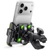 Lamicall Supporto Telefono Moto, Porta Telefono Bicicletta - [Non Copre Fotocamera] [Doppio Ammortizzatore] 1S Sblocco, 360° Rotazione, Porta Cellulare Manubrio per iPhone e Altri Smartphone de 6-7,2